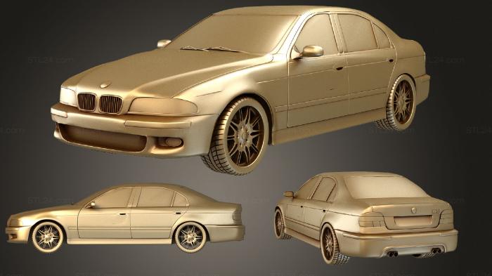 Автомобили и транспорт (Стандарт bmw m5, CARS_0857) 3D модель для ЧПУ станка